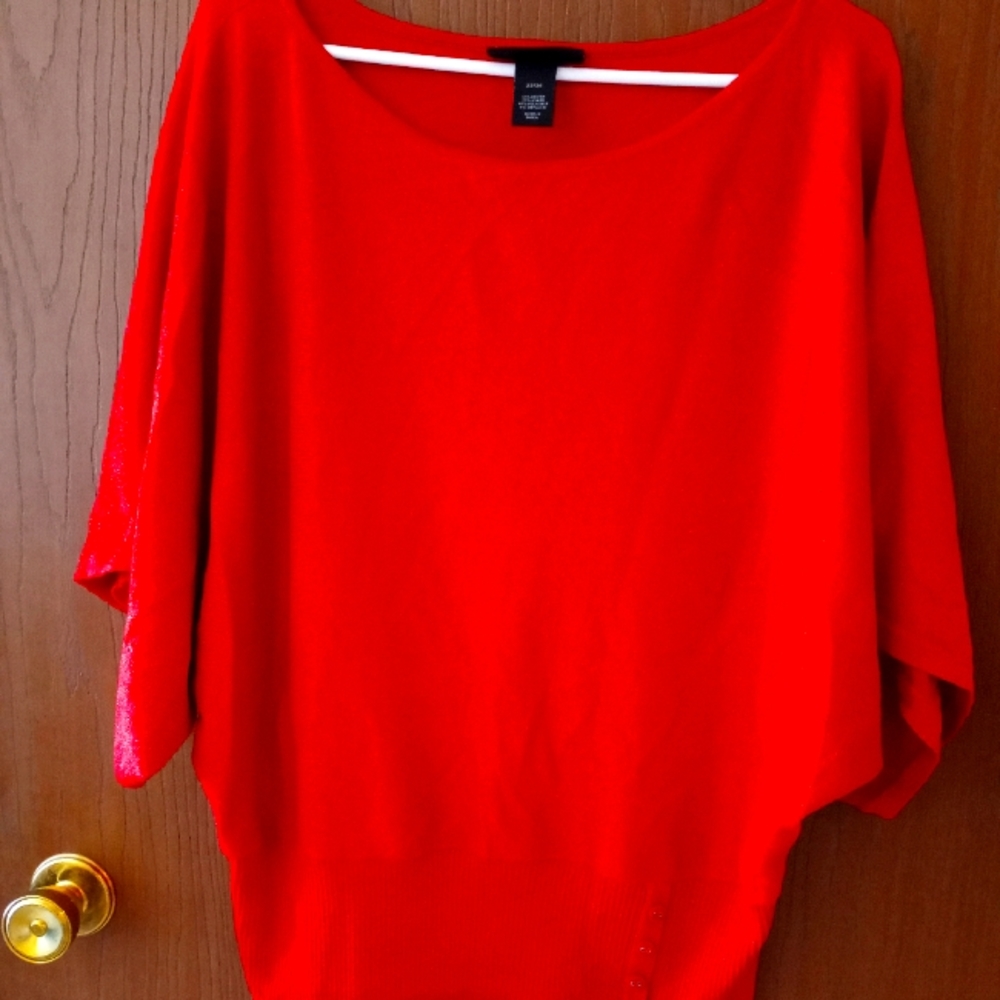 Lane Bryant Cinch Waist Short Sleeve Sweater
